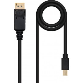 Nanocable DisplayPort, 2m Mini DisplayPort Preto