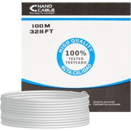 Nanocable 10.20.0302-FLEX cabo de rede 100 m Cat5e U UTP (UTP) Cinzento