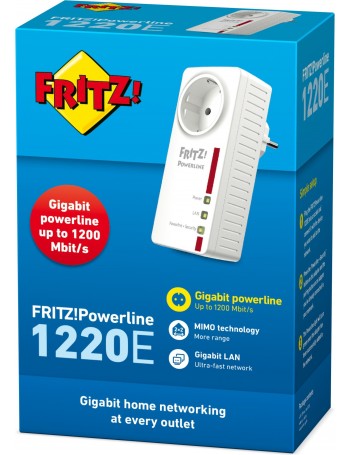 AVM FRITZ!Powerline 1220E 1200 Mbit s Ethernet LAN Branco 1 unidade(s)