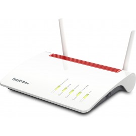 AVM FRITZ!Box 6890 LTE International router sem fios Dual-band (2,4 GHz   5 GHz) Gigabit Ethernet 3G 4G Vermelho, Branco