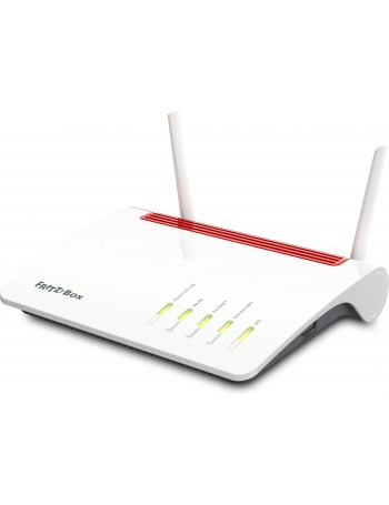 AVM FRITZ!Box 6890 LTE International router sem fios Dual-band (2,4 GHz   5 GHz) Gigabit Ethernet 3G 4G Vermelho, Branco