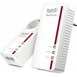 AVM FRITZ!Powerline 1260E WLAN Set International 1200 Mbit s Ethernet LAN Wi-Fi Branco 2 unidade(s)