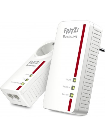 AVM FRITZ!Powerline 1260E WLAN Set International 1200 Mbit s Ethernet LAN Wi-Fi Branco 2 unidade(s)