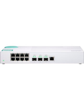 QNAP QSW-308-1C switch de rede Não-gerido Gigabit Ethernet (10 100 1000) Branco