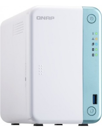 QNAP TS-251D J4005 Ethernet LAN Tower Branco NAS