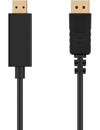 Ewent EC1433 adaptador de cabo de vídeo 5 m DisplayPort HDMI Type A (Standard) Preto