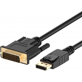 Ewent EC1442 adaptador de cabo de vídeo 3 m DisplayPort DVI-D Preto