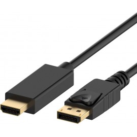 Ewent EC1431 adaptador de cabo de vídeo 1,8 m DisplayPort HDMI Type A (Standard) Preto