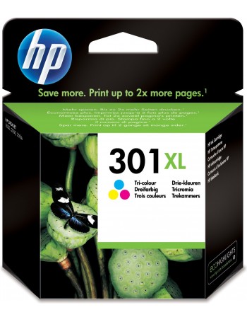 HP 301XL Original Ciano, Magenta, Amarelo 1 unidade(s)