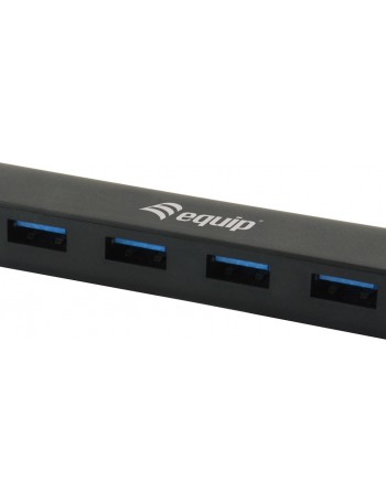 Equip 128954 hub de interface USB 3.2 Gen 1 (3.1 Gen 1) Type-C 5000 Mbit s Preto