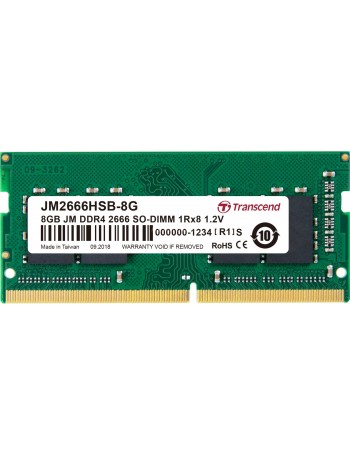 Transcend JM2666HSB-8G módulo de memória 8 GB DDR4 2666 MHz