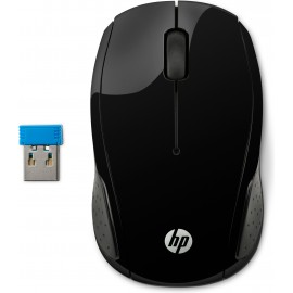 HP 200 rato RF Wireless Óptico 1000 DPI Ambidestro