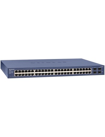 Netgear GS748T Gerido L2+ Gigabit Ethernet (10 100 1000) Azul