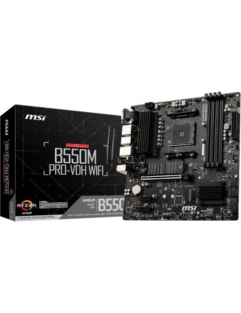 MSI B550M PRO-VDH WIFI Socket AM4 Micro ATX AMD B550