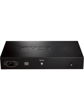 D-Link DGS-1016D E switch de rede Não-gerido Preto, Metálico