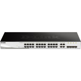 D-Link DGS-1210-24 switch de rede Gerido L2 Gigabit Ethernet (10 100 1000) Preto 1U