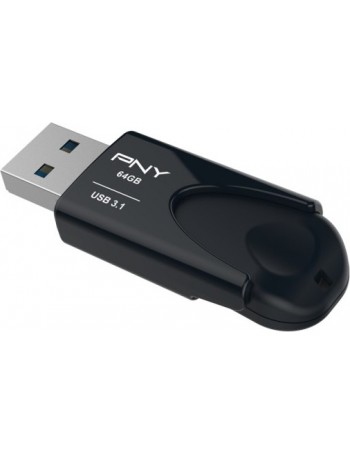 PNY Attaché 4 unidade de memória USB 64 GB USB Type-A 3.2 Gen 1 (3.1 Gen 1) Preto