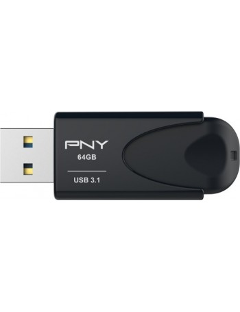 PNY Attaché 4 unidade de memória USB 64 GB USB Type-A 3.2 Gen 1 (3.1 Gen 1) Preto