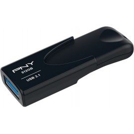 PNY Attache 4 unidade de memória USB 512 GB USB Type-A 3.2 Gen 1 (3.1 Gen 1) Preto