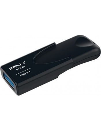 PNY Attache 4 unidade de memória USB 512 GB USB Type-A 3.2 Gen 1 (3.1 Gen 1) Preto