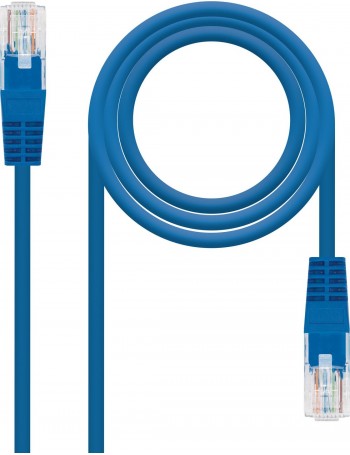 Nanocable 10.20.0101-BL cabo de rede 1 m Cat5e U UTP (UTP) Azul