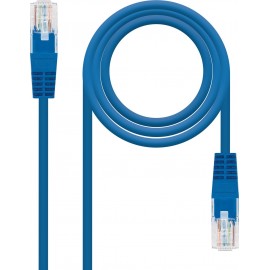 Nanocable 10.20.0102-BL cabo de rede 2 m Cat5e U UTP (UTP) Azul