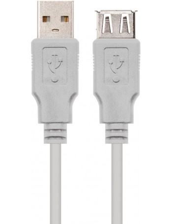 Nanocable 10.01.0203 cabo USB 1,8 m 2.0 USB A Bege