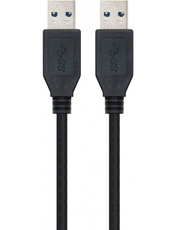 Nanocable 10.01.1002-BK cabo USB 2 m 3.2 Gen 1 (3.1 Gen 1) USB A Preto