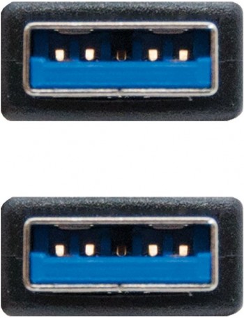 Nanocable 10.01.1002-BK cabo USB 2 m 3.2 Gen 1 (3.1 Gen 1) USB A Preto