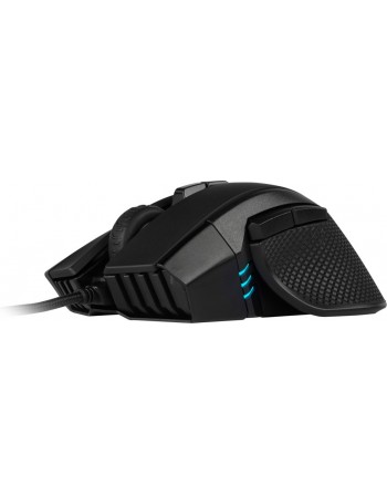 Corsair IRONCLAW RGB rato USB Type-A 18000 DPI mão direita