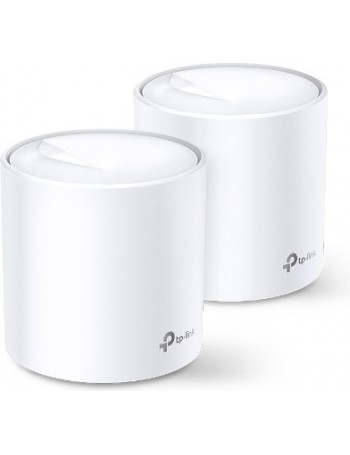 TP-LINK Deco X20 (2-pack) router sem fios Dual-band (2,4 GHz   5 GHz) Gigabit Ethernet Branco