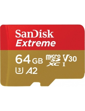 Sandisk 64GB Extreme microSDXC cartão de memória Classe 10