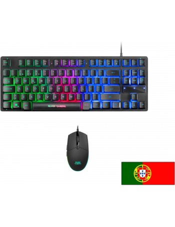 Mars Gaming MCPTKLPT teclado USB Português Preto