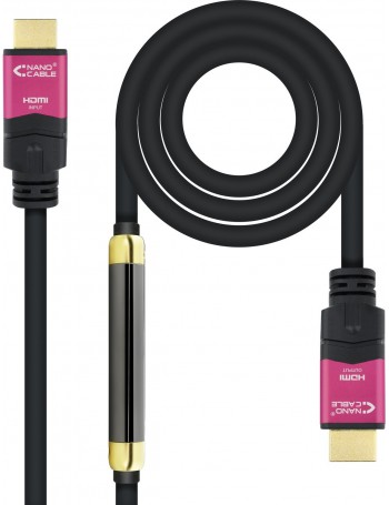 Nanocable 10.15.3730 cabo HDMI 30 m HDMI Type A (Standard) Preto, Rosa