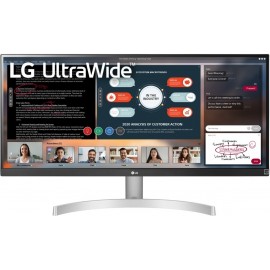 LG 29WN600-W monitor de ecrã 73,7 cm (29") 2560 x 1080 pixels UltraWide Full HD LED Prateado