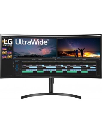 LG 38WN75C-B LED display 96,5 cm (38") 3840 x 1600 pixels Ultra-Wide Quad HD+ Preto