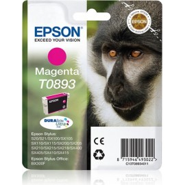 Epson Monkey Tinteiro Magenta T0893 Tinta DURABrite Ultra (c alarme RF+AM)