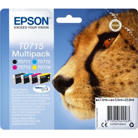 Epson T0715 Original Preto, Ciano, Magenta, Amarelo 1 unidade(s)