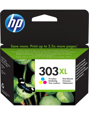 HP 303XL Original Ciano, Magenta, Amarelo