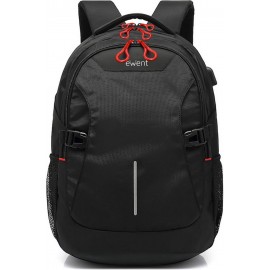 Ewent EW2526 mala para portáteis 39,6 cm (15.6") Mochila Preto