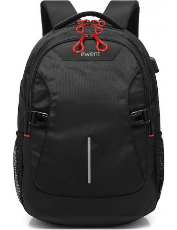 Ewent EW2526 mala para portáteis 39,6 cm (15.6") Mochila Preto