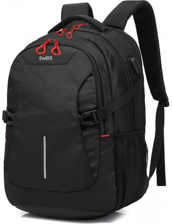 Ewent EW2526 mala para portáteis 39,6 cm (15.6") Mochila Preto