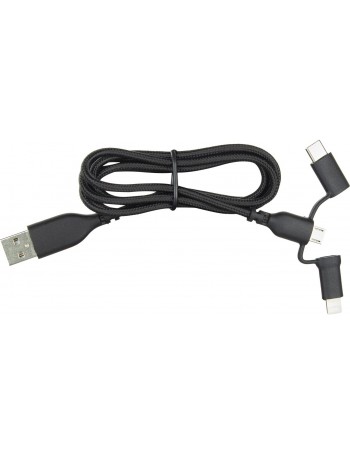 Ewent EW1376 cabo USB 1 m USB A Micro-USB A Preto