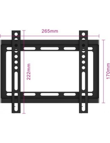 Ewent EW1501 suporte para TV 106,7 cm (42") Preto