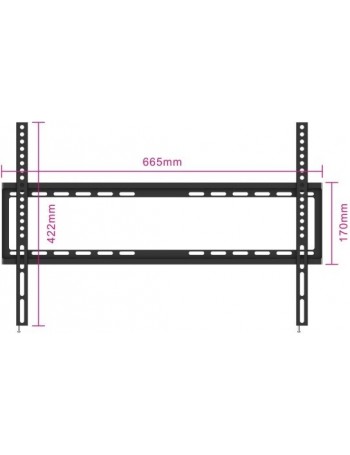 Ewent EW1503 suporte para TV 177,8 cm (70") Preto