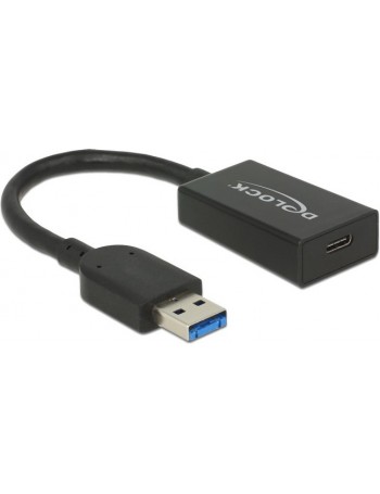 DeLOCK 65698 cabo USB 0,15 m 3.2 Gen 2 (3.1 Gen 2) USB A USB C Preto