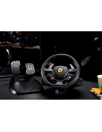 Thrustmaster T80 Ferrari 488 GTB Edition Volante + Pedais PlayStation 4 Digital Preto