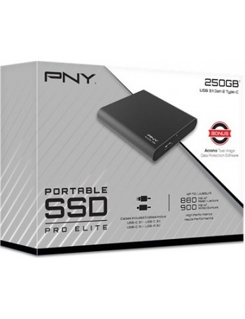 PNY Pro Elite 250 GB Preto