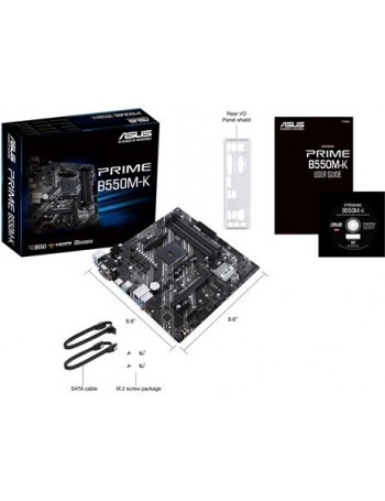 ASUS PRIME B550M-K Socket AM4 Micro ATX AMD B550