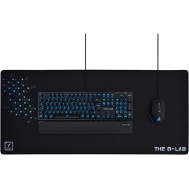 The G-Lab PAD YTTRIUM Preto, Azul, Verde Tapete Gaming